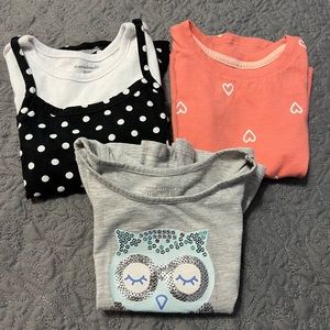 Set Of Three Girl Tops Size 3T